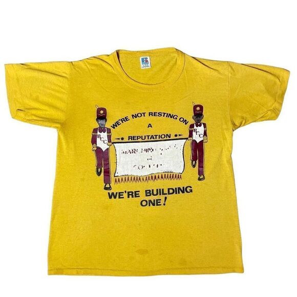 Vintage Other - Vintage 1987 Marching Band Tee | 2-Sided | L